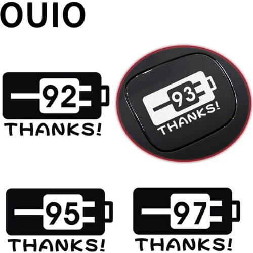 OUIO PVC Car fuel tank cap stickers For Fiat 500 Opel Insignia Vectra c Suzuki Swift Sx4 Hyundai Ix35 Creta Ix25 Nissan Juke