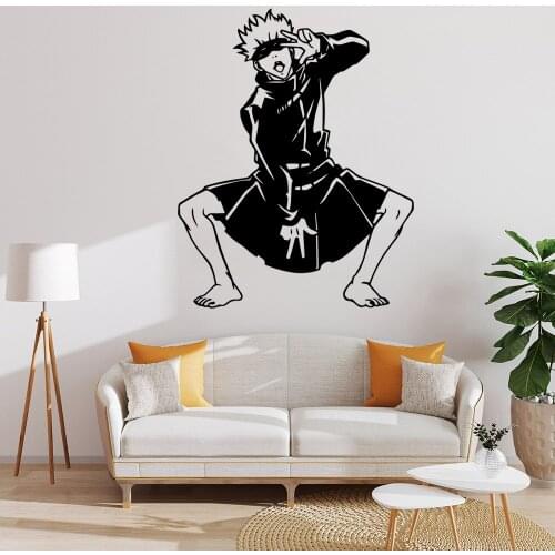 Drop Shipping Jujutsu Kaisen Vinyl Kitchen Wall Stickers Wallpaper For Kids Rooms Home Decor Art Decor Wallpaper