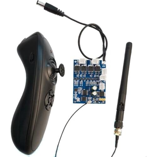 2.4G Single Handle Remote Controller Receiver Kit Fixed Speed Cruise Gyro 500M Distance DIY Repair Parts for RC Boat