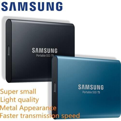 Samsung T5 Original Brand External Ssd T5 Usb3.1 Portable Ssd 250gb 500gb 1tb 2tb Drive External Solid State Drives For Laptops