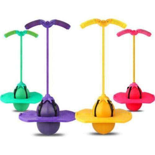 Detachable hand-held pull dual-purpose explosion-proof thickened bouncing ball fitness training device