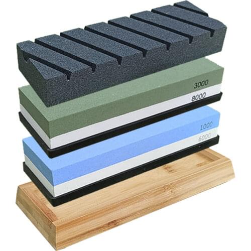 Whetstone Sharpening Stones Professional Knife Sharpener grinding stone water stone kitchen Tool 1000 3000 6000grit Double-sided