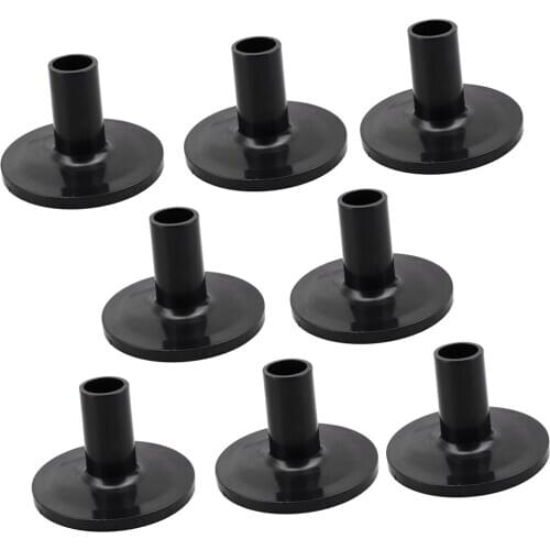 8pcs Cymbal Stand Sleeve with Flange Base for Drum Set Percussion Instrument