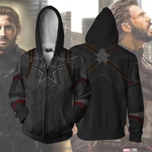 S-5XL Super Hero Series New 3d printed zipper hooded sweatshirt women men O-neck Costume Jacket Funny Pullover Jackets