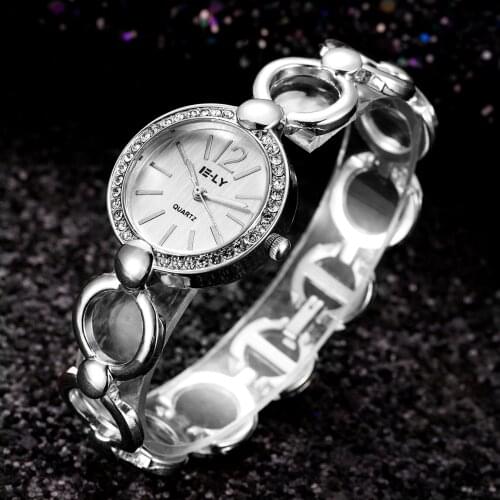 Women Bracelet Watches Crystal Ladies Watch Top Luxury Brand Watches Women Quartz Female Clock Stylish Wristwatch Zegarek Damski