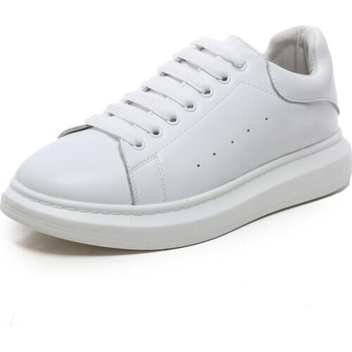 2021 white shoes women sneakers genuine leather shoes lace up classic flat couple shoes women casual shoes women shoes