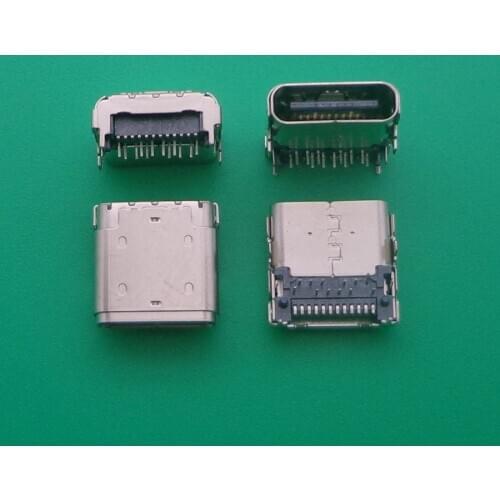 10pcs 12Pin 24Pin SMT Socket Connector Micro USB Type C 3.1 Female Placement SMD DIP PCB design DIY high current charging