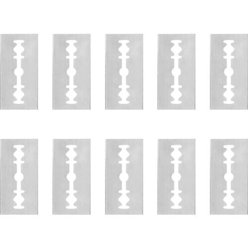 10pcs Aquarium Algae Cleaning Razor Stainless Steel Corrosion-Resistant Blade Fish Tank Cleaning Tool Aquarium Accessories