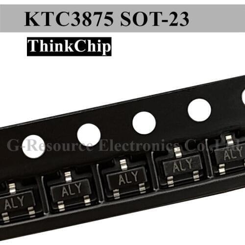 100pcs) KTC3875 SOT-23 2SC3875 SMD Crystal Triode (Marking ALY)