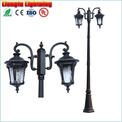 3 meter landscape road light lawn lamp with pillar rod waterproof with road lamp outdoor street light