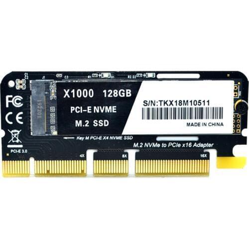 PCIE to M2 Adapter M.2 NVME Adapter SSD M2 M.2 PCIE Adapter PCIE3.0 X16 Riser Card M Key for PCI Express 3.0 X4 2230-2280 M2 SSD
