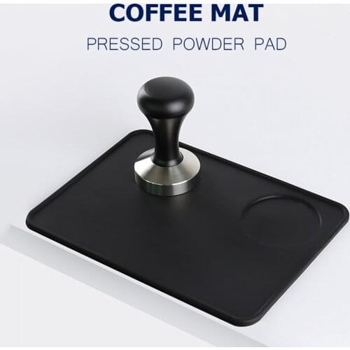 Barista Coffee Anti-skid Mat Espresso Latte Art Pen Tamper Tamping Holder Pad Coffeeware Tampers Coffee Grind Soft Silicone Mat