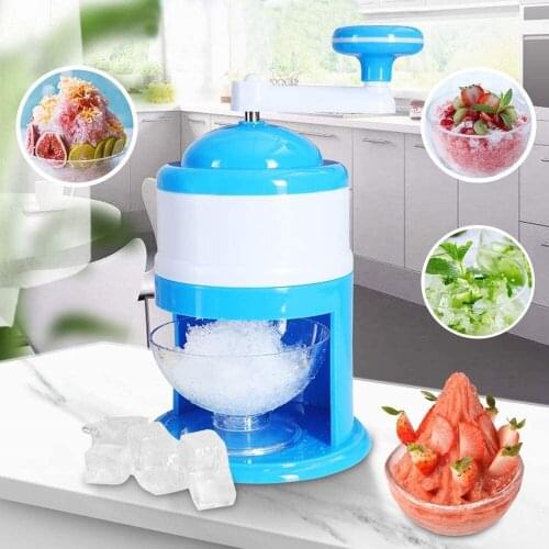 Household Manual Ice Machine Mini Hail Ice Machine Ice Breaker Small Hand-Cranked Smoothie Machine Ice Crusher Ice Machine