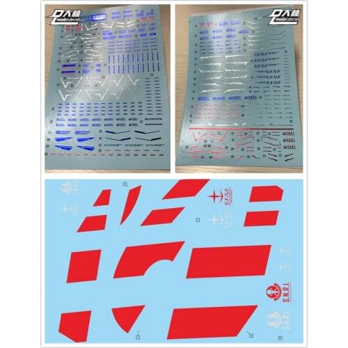 D.L high quality Bronzing Decal water paste For 8821 MG 1/100 MB Style F91 Gundam DL205