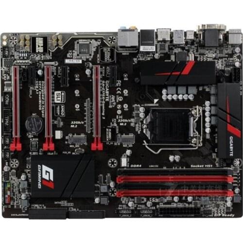 For Gigabyte GA-Z170X-GAMING 3 Original Used Motherboard Z170 Socket LGA 1151 DDR4 Support I7 6700K