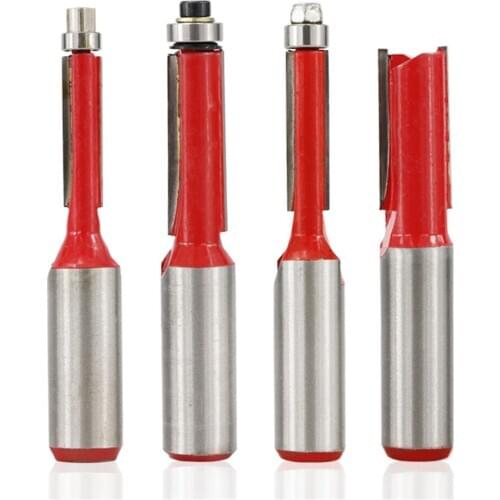 Wood router bits 1pc 12.7mm shank flush trim tungsten carbide router bit milling cutter for wood