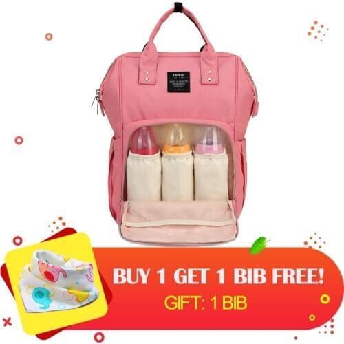 Heine baby diaper bag backpack Big Capacity baby care Mother backpack organizer waterproof traveling nappy changing bag Handbag