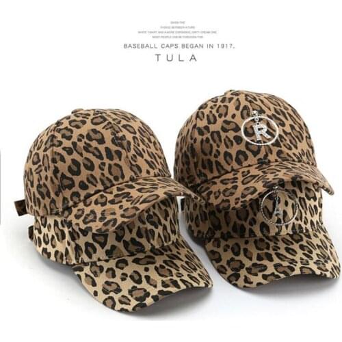 Dad Hat Baseball Cap Punk Leopard pendant Hip Hop Caps Cotton Adult Casual Solid Adjustable Unisex Caps Snapback