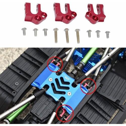 Axial AXI03007 SCX10 III Jeep Wrangler Gladiator AXI0306 T1/T2 aluminum alloy mid-wave box chassis fixing bracket AXI231009