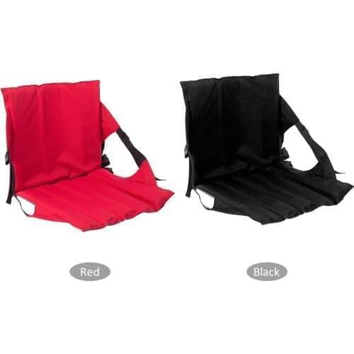 Multifunctional Outdoor Cushion With Backrest Folding Seat CushionFoldable Outdoor Picnic Camping Beach Chair for Camping Hiking