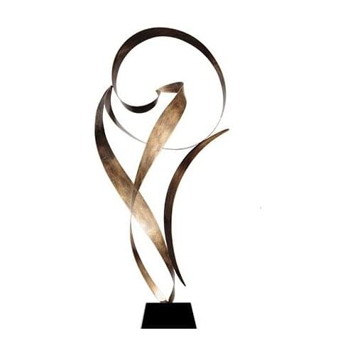 Hotel living room model room study creative decoration decoration retro nostalgic metal iron crafts sculpture