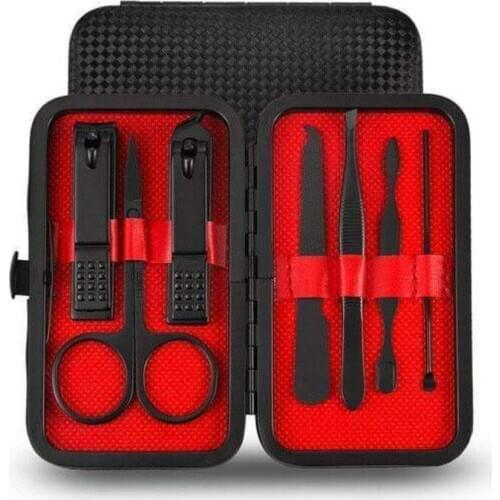 Nail Care Set 7/15 Pcs Manicure Nail Clipper Set Household Stainless Steel Ear Spoon Manicure Tool Pedicure Nail Scissor Upgrade