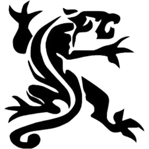 14.3*15.2CM Tribal Big Cat Panther Vinyl Decal Personality Classic Cartoon Funny Car Sticker