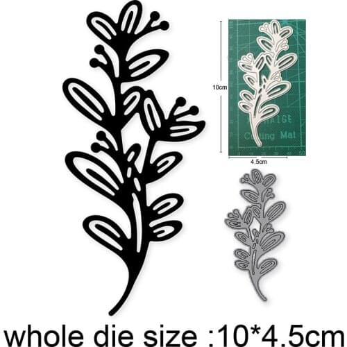2021 New Metal Cutting Dies Cut Mold Leafy Flower Decoration Scrapbooking dies Paper Craft Knife Mould Blade Punch Stencils dies