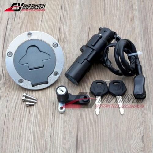 Motorcycle Ignition Switch Fuel Tank Gas Cap Seat Lock Key Set For Yamaha YZF-R3 YZF R3 RH07 RH12