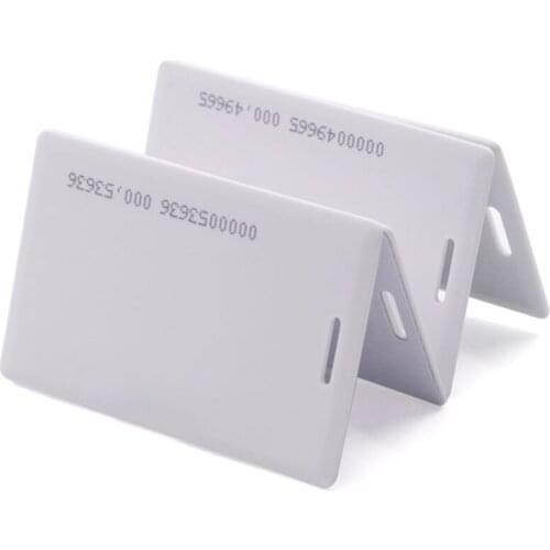 Pumelo 1.8mm Thick EM Long Range Card Proximity Clamshell Security Access Card 125KHz LF RFID Card for Access Control System