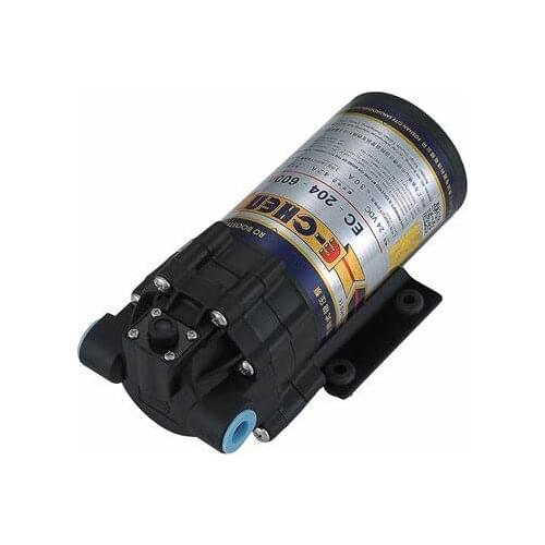 E-Chen EC-204-600A 600GPD self priming pump DC 24V water purifier system RO diaphragm booster pump high pressure 4.0LPM at 80psi