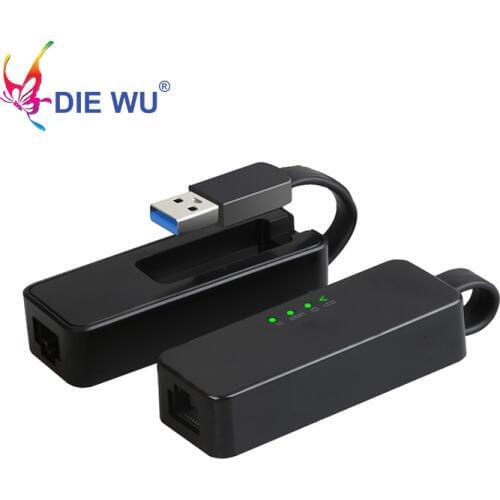 USB 3.0 to RJ45 Network Card Lan Adapter 10/100/1000 Mbps Ethernet Adapter Realtek RTL8153 For Tablet PC Win 7 8 10 XP