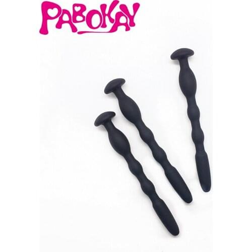 Silicone Urethral Stick Silicone Horse Eye Stick Horse Eye Dilator Penis Urine Eye Stick Male Comforter Horse Eye Dilator