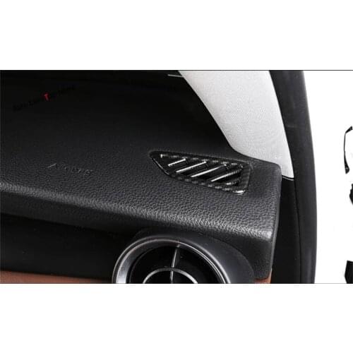 Yimaautotrims Inside Dashboard Air Conditioning AC Outlet Vent Cover Trim Fit For Alfa Romeo Stelvio 2017 - 2020 ABS Interior