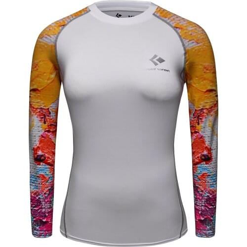 Cody Lundin Womens Compression Tops & Tee Fashion 3D Prints Rashguard Skin Tights Long Sleeve Quick-dry Tshirt Womale Fitness