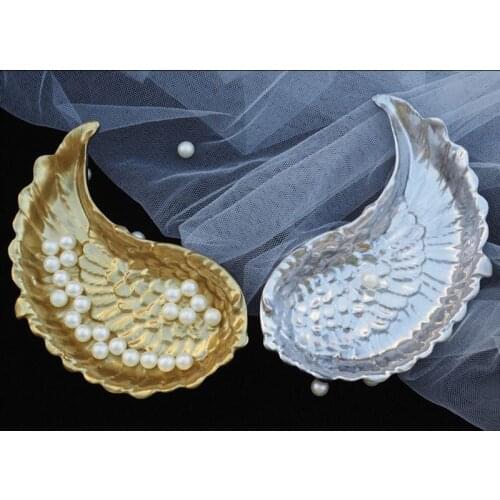 1 Pair DIY Wing Tray Silicone Jewelry Resin Mold Wings Shape Dishes Plate Mold