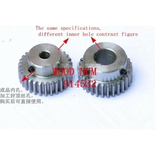 3pcs 1M 24Teeth Rack and Pinion Gear Steel CNC Spur Gear pinion