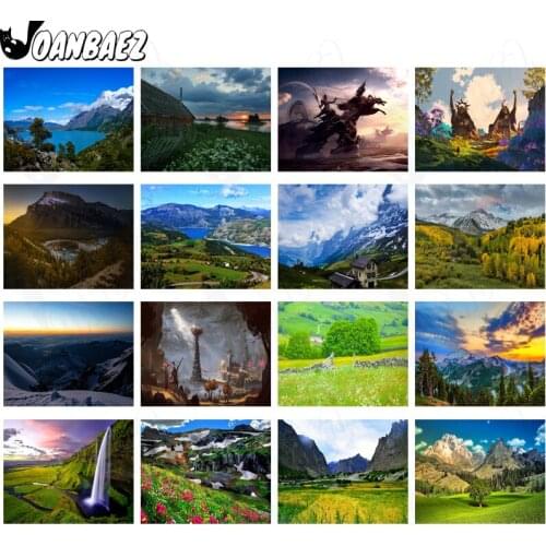 5Ddiy Diamond Painting Sunrise Baiyun Dashan Natural Landscape Cross Stitch Diamond Embroidery Dream Mosaic Home Decoration Gift