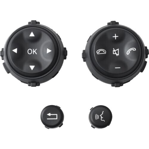 Car Multifunction Steering Wheel Button For Mercedes-Benz W221 S-Class S280 S300 S350 S400 Black