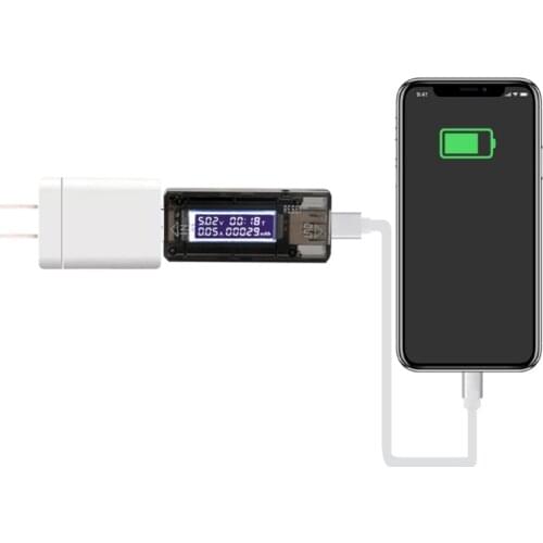 DC 4-30V 0-3A LCD Display Digital Voltmeter Ammeter USB Current Voltage Detector