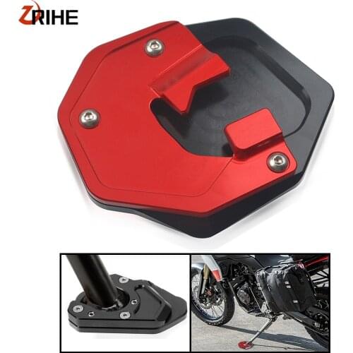 For YAMAHA TENERE 700 2019-2020 Motorcycle Kickstand Foot Side Stand Extension Pad Support Plate Enlarge Stand Tenere700 2020 19