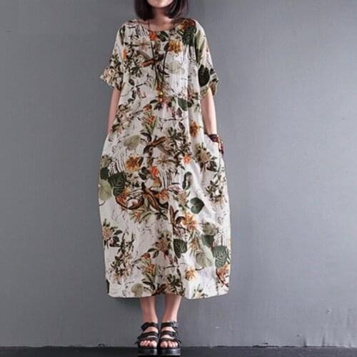 HONGRUILONG Summer Cotton Dresses