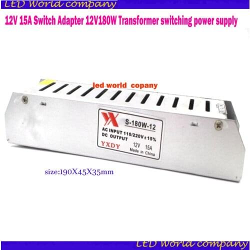 Single Output DC Power Supply 12V 12.5A 150W Transformer 100-240v AC To DC12V For LED Strip 5050 3528 Display Light CNC CCTV