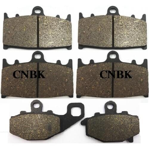 F+R Brake Pad Set for KAWASAKI 600 ZZR ZX 600 E4-E13 ZZR600 ZX600 1997 1998 1999 2000 2001 2002 2003 2004 1996 - 2005 Front Rear