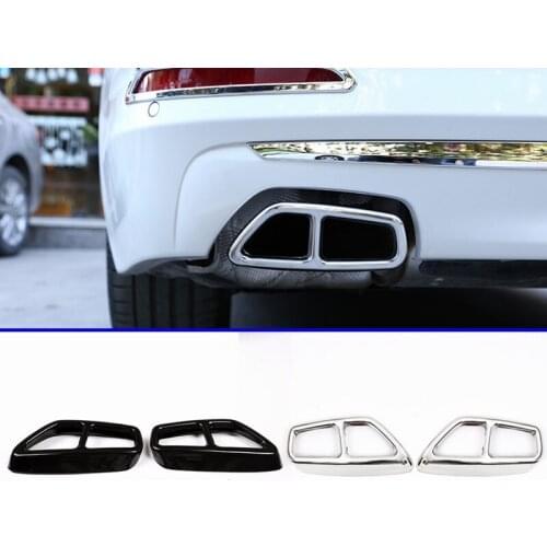 For BMW 5 Series G30 528li 530li 2018 Exhaust Tail Pipe Cover Trim Car Accessories