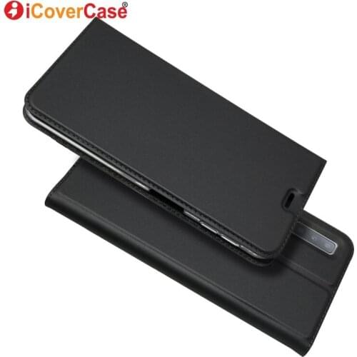 Fashion Leather Cases For Samsung Galaxy A7 2018 Wallet Phone Accessory For Samsung A7 (2018) Flip Case Soft Cover Coque Etui