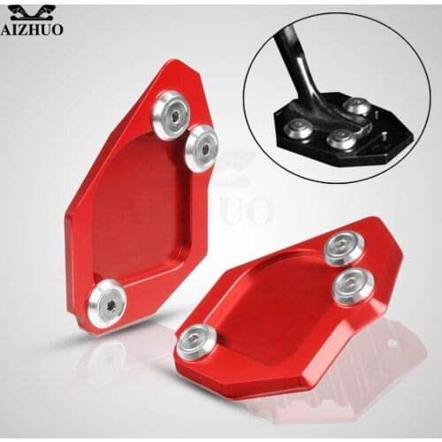 Motorcycle FOR BMW F700GS 2008-2017 Accessories Kickstand Extension Plate Pad FOR BMW F700GS 2013-2017 CNC Side Stand Enlarge