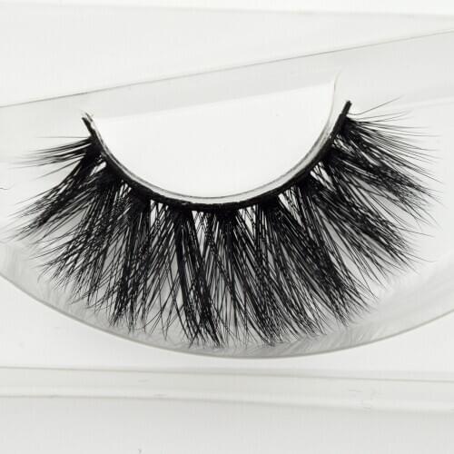 Visofree New Arrival 3D Silk Eyelashes Individual Handmade Eyelash Black Soft Thick False Eye Lashes Extensions Makeup Silk-D25