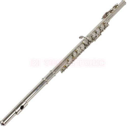 New Silver Plated 16 Holes C Key Flute Set for Students Teacher Practitioner