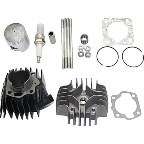 Cylinder Piston Rings Gasket Top Set Compatible for Suzuki LT50 1984-1987 Engine Parts 11210-04012-0F0 11111-04001